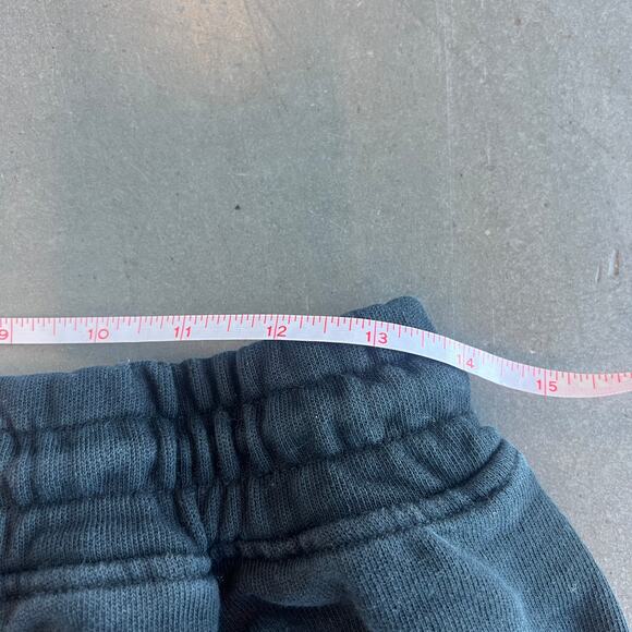 YoungLA Cloud 3d Cargo Black Drawstring Athletic Sweat Lounge Shorts XXL - Picture 4 of 5